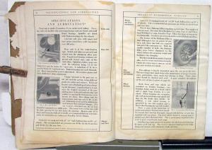 1927 Franklin Airman Series Owners Manual Care & Operation Maintenance Original