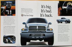 1999 Power Wagon Concept Truck Sales Folder Original