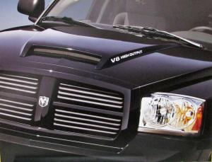 2006 Dodge Dakota RT V8 High Output Truck Color Sales Promo Sheet Original