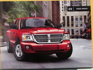 2009 Dodge Dakota ST Big Horn TRX4 Laramie Pickup Truck Sales Brochure Original