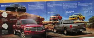 2009 Dodge Dakota ST Big Horn TRX4 Laramie Pickup Truck Sales Brochure Original