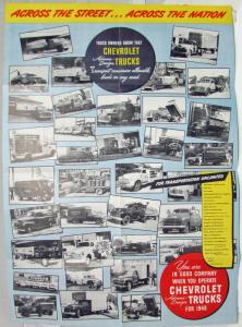 1948 Chevrolet Truck You Are In Good Company Sales Folder