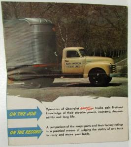 1950 Chevrolet A Stand Out Either Way Sales Mailer Folder