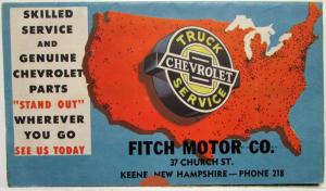 1950 Chevrolet A Stand Out Either Way Sales Mailer Folder