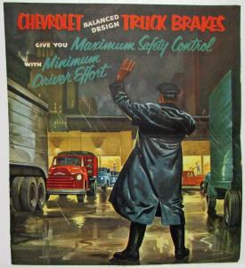 1953 Chevrolet Trucks Safety Control Sales Mailer Folder