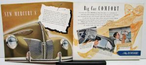 1940 Mercury Eight 8 Dealer Color Sales Brochure Features Original Rare