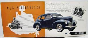 1940 Mercury Eight 8 Dealer Color Sales Brochure Features Original Rare