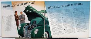 1940 Mercury Eight 8 Dealer Prestige Color Sales Brochure Original Rare