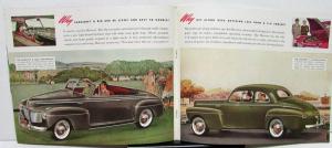 1941 Mercury Eight 8 Dealer Color Sales Brochure The Car That Dares To Ask Why