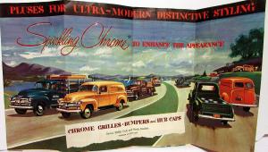 1955 Chevrolet Trucks Styled to Suit Sales Folder 1st Series Mailer
