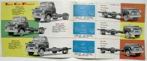 1955 Chevrolet All New Task-Force Trucks Chassis and Cab Models Sales Brochure