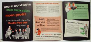 1956 Chevrolet Truck Coach a Winning Team Dealer Training Sales Folder