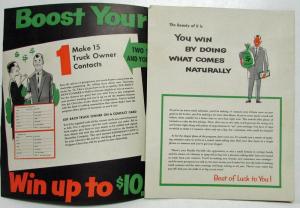 1956 Chevrolet Truck Get In On the Double Pay-Off Dealer Training Sales Folder