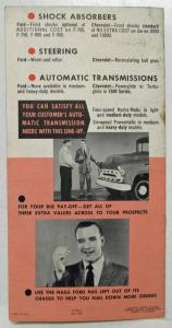 1957 Chevrolet Task Force Trucks Chassis Comparison Sales Brochure CONFIDENTIAL
