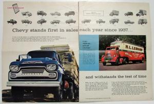1960 Chevrolet Trucks Looking for Savings Sales Mailer Folder