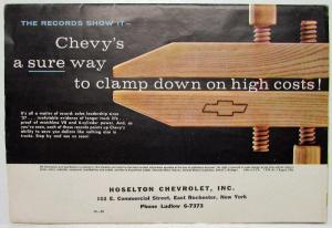 1960 Chevrolet Trucks Looking for Savings Sales Mailer Folder