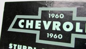 1960 Chevrolet Sturdi-Bilt Trucks Spec Sheet Canadian