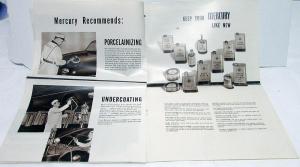 1949 Mercury Accessories Dealer Sales Brochure Mailer Folder Options Original