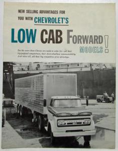 1961 Chevrolet Trucks Low Cab Forward Models Sales Brochure for Dealers