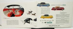 1952 Mercury Dealer Sales Brochure Monterey Features Folder Original