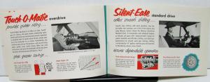 1952 Mercury Dealer Sales Brochure 3 Transmission Options Original