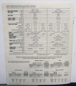 1963 Chevrolet Trucks 4-Wheel Drive Models Sales Brochure