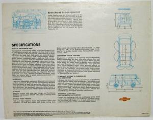 1965 Chevrolet Corvair Greenbrier Sales Folder