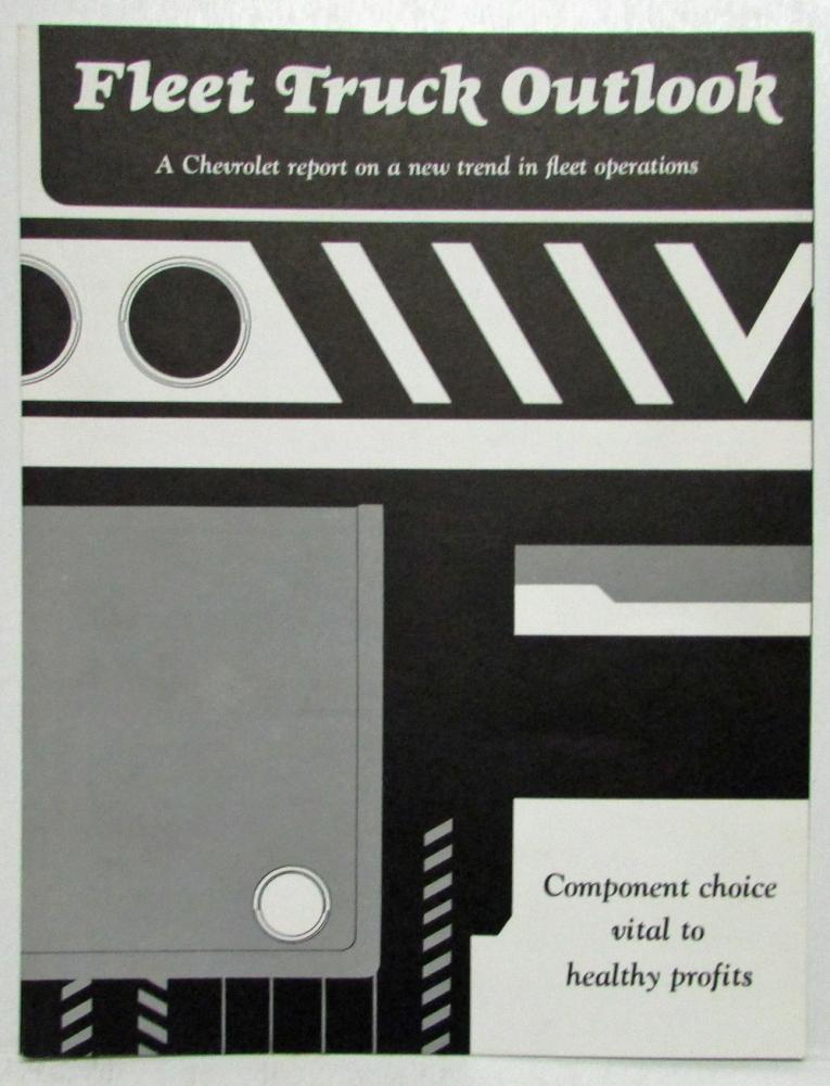1965 Chevrolet Fleet Truck Outlook Sales Brochure