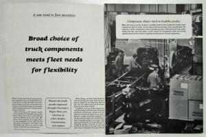 1965 Chevrolet Fleet Truck Outlook Sales Brochure