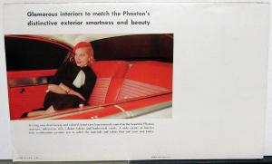 1956 Mercury Dealer Sales Brochure Montclair Phaeton Folder Original