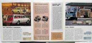 1967 Chevrolet Suburbans and Panel Trucks Sales Folder Original