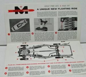 1957 Mercury Dealer Sales Brochure Quick Facts Features Specs Big M