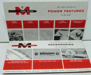 1957 Mercury Dealer Sales Brochure Quick Facts Features Specs Big M