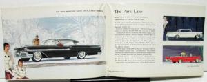 1958 Mercury Sales Brochure Show Folder 4 Great Series Original Smaller Version