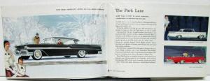 1958 Mercury Dealer Sales Brochure SHOW Folder Mailer Limousine Ride Original