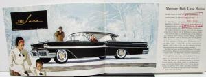 1958 Mercury Dealer Sales Brochure Catalog Full Line Original