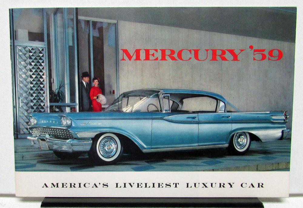 1959 Mercury Monterey Montclair Park Lane Wagons Sales Brochure M59 103