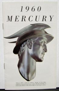 1960 Mercury Dealer Sales Pocket Brochure Full Line Original
