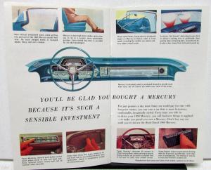 1960 Mercury Dealer Sales Pocket Brochure Full Line Original