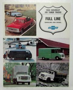 1968 Chevrolet Trucks Jobe Tamer Full Line Gas and Diesel Sales Folder REVISED