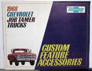 1968 Chevrolet Job Tamer Trucks Custom Feature Accessories Sales Brochure