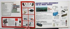 1968 Chevrolet Job Tamer Trucks Custom Feature Accessories Sales Brochure