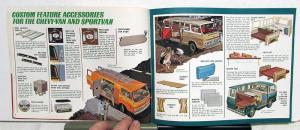 1968 Chevrolet Job Tamer Trucks Custom Feature Accessories Sales Brochure