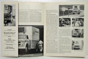 1968 Chevrolet Job Tamer Log Fleet Truck Sales Brochure with Envelope