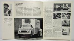 1968 Chevrolet Job Tamer Log Fleet Truck Sales Brochure with Envelope