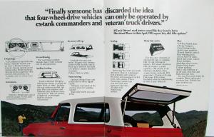 1971 Chevrolet Blazer 2 & 4 WD Color Sales Brochure Original