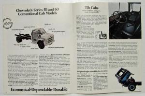 1971 Chevrolet Trucks Conventional Series and Tilt Series Sales Brochure
