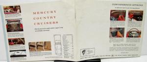 1960 Mercury Dealer Sales Folder Country Cruisers Wagons Folder Original