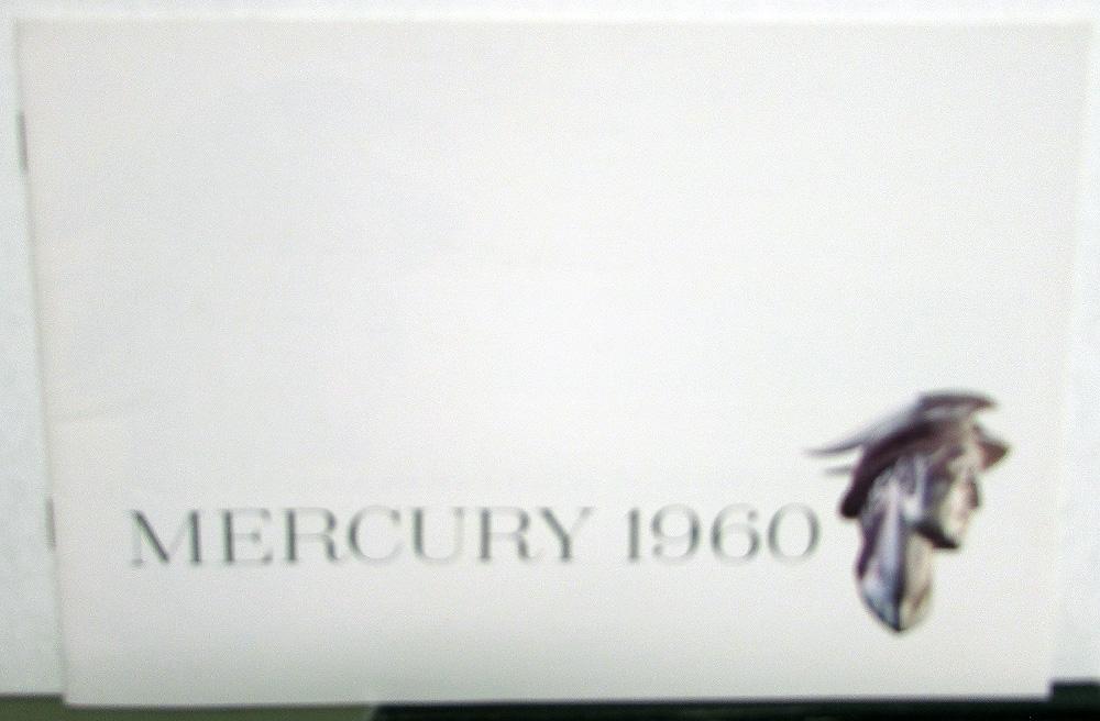 1960 Mercury Dealer Sales Brochure Monterey Commuter Montclair Park Lane