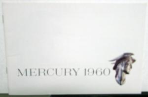 1960 Mercury Dealer Sales Brochure Monterey Commuter Montclair Park Lane